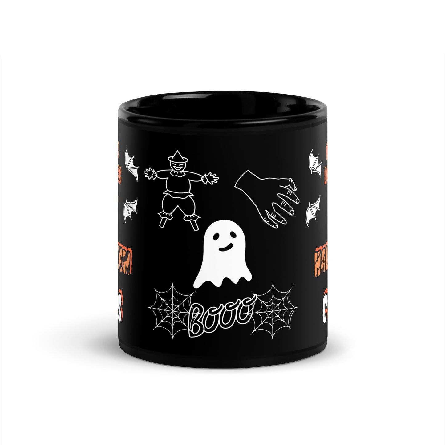 Halloween Black Glossy Mug 11 oz