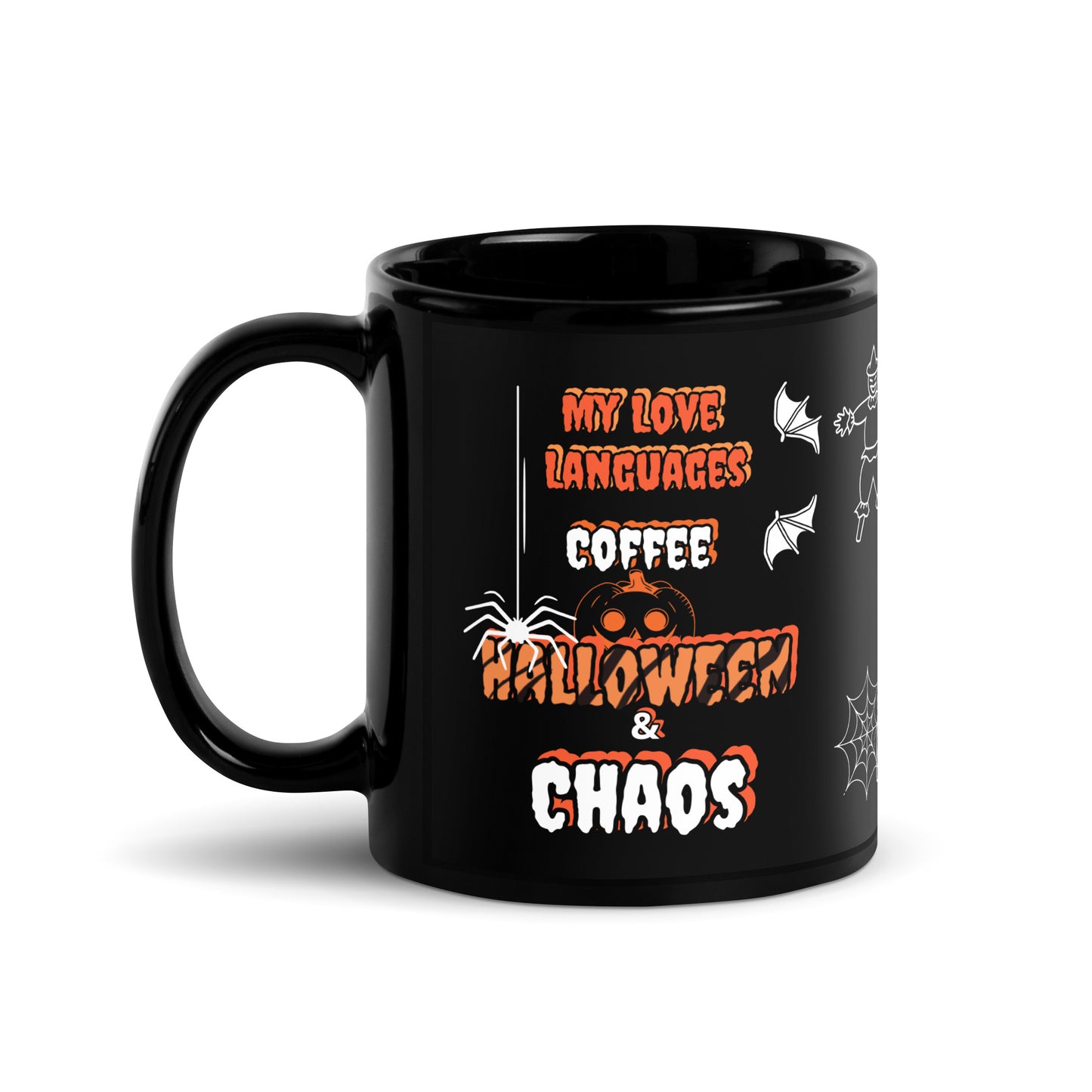 Halloween Black Glossy Mug 11 oz