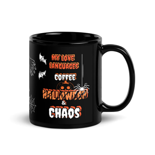 Halloween Black Glossy Mug 11 oz