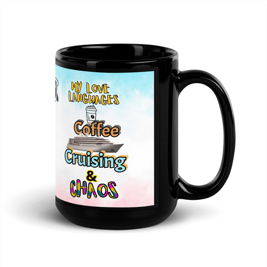 Cruising Black Glossy Mug 15oz