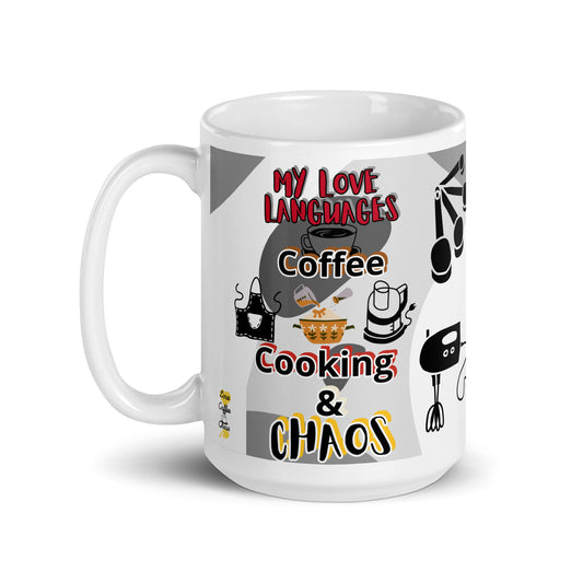 Cooking-White glossy mug 15oz