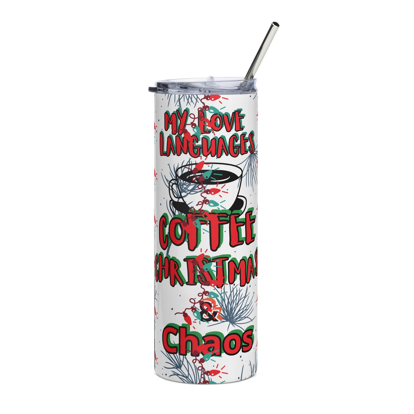 Christmas III Stainless steel tumbler