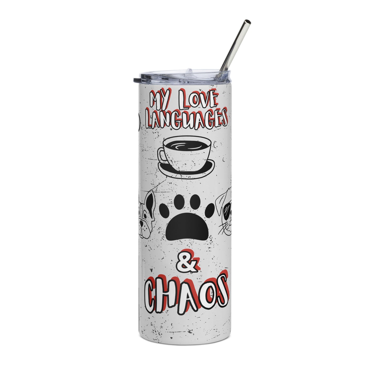 CC & Dogs Stainless steel tumbler