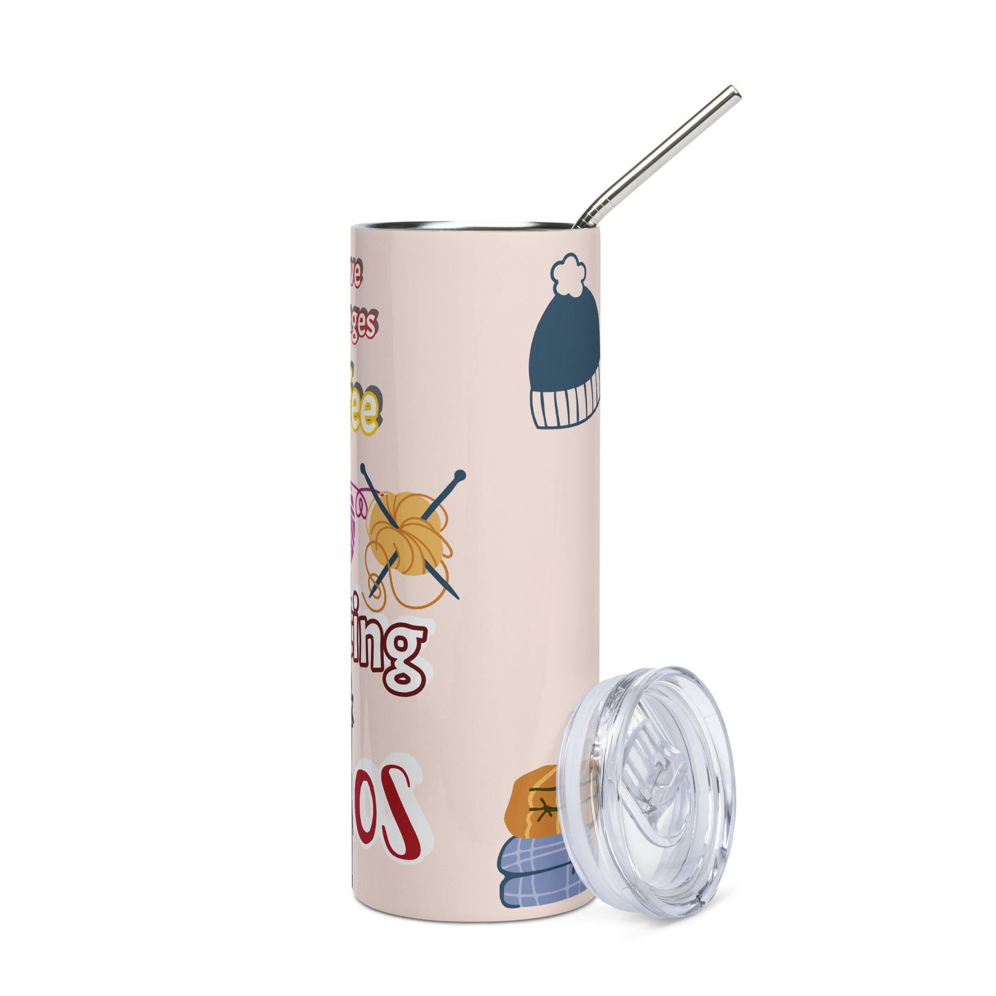 CC & Knitting Stainless steel tumbler