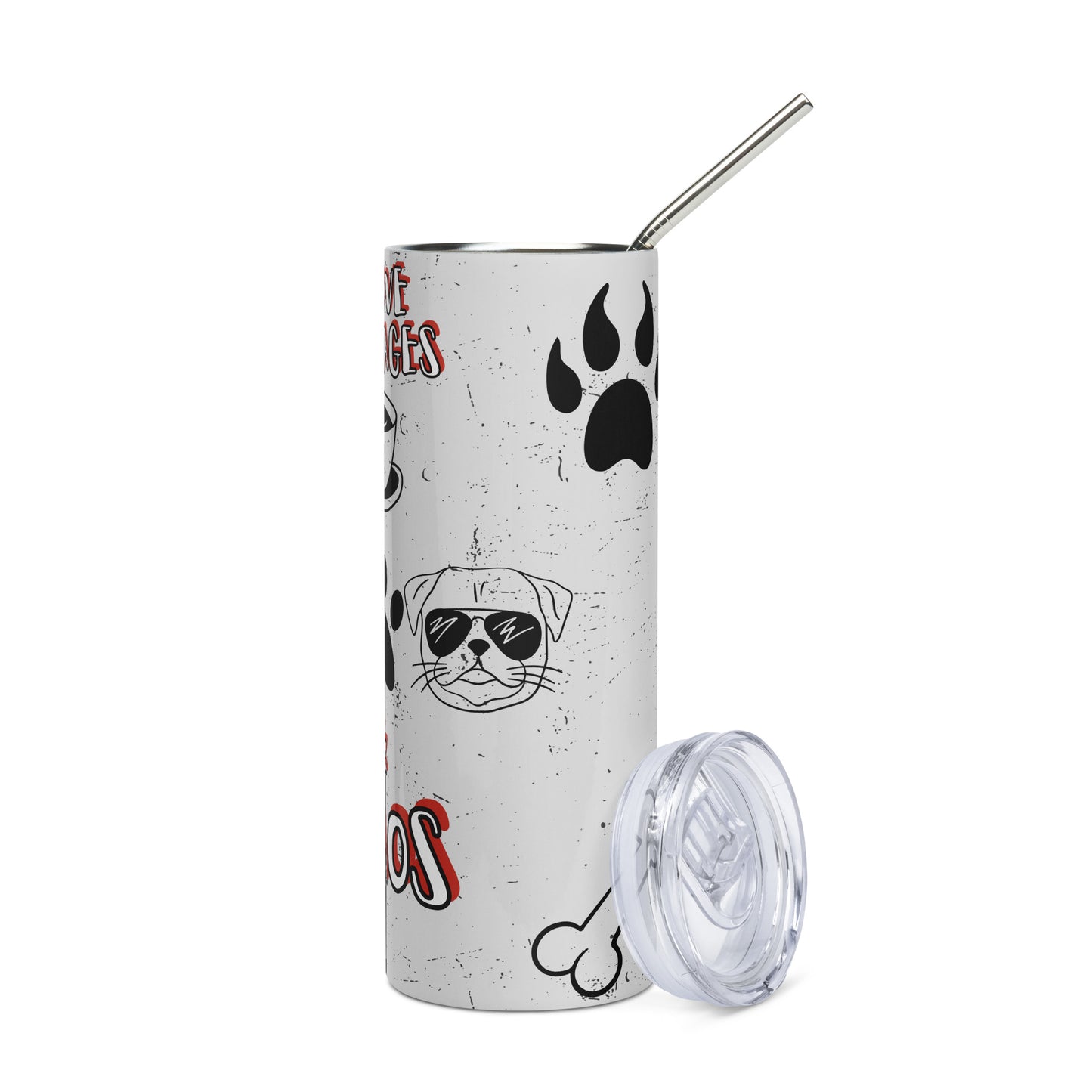 CC & Dogs Stainless steel tumbler