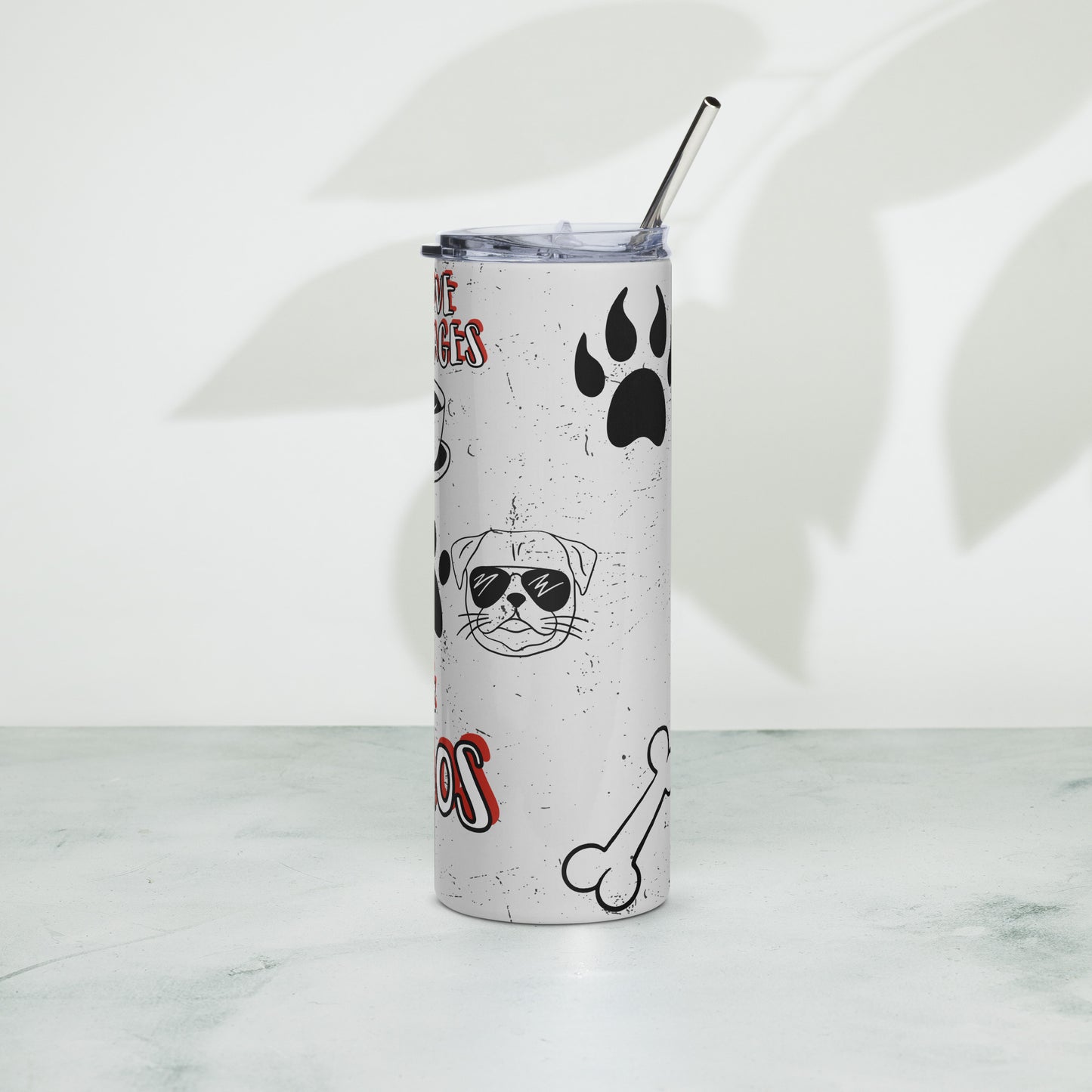 CC & Dogs Stainless steel tumbler