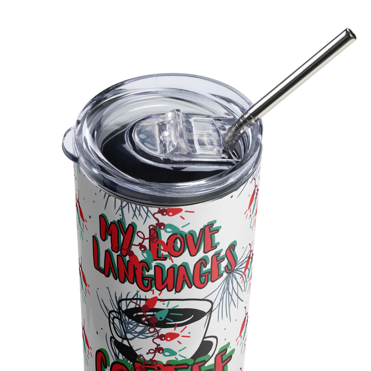 Christmas III Stainless steel tumbler