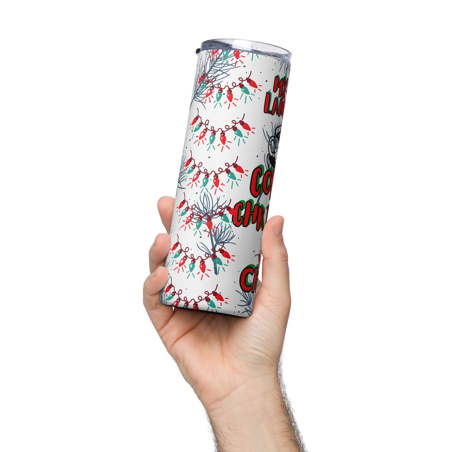 Christmas III Stainless steel tumbler