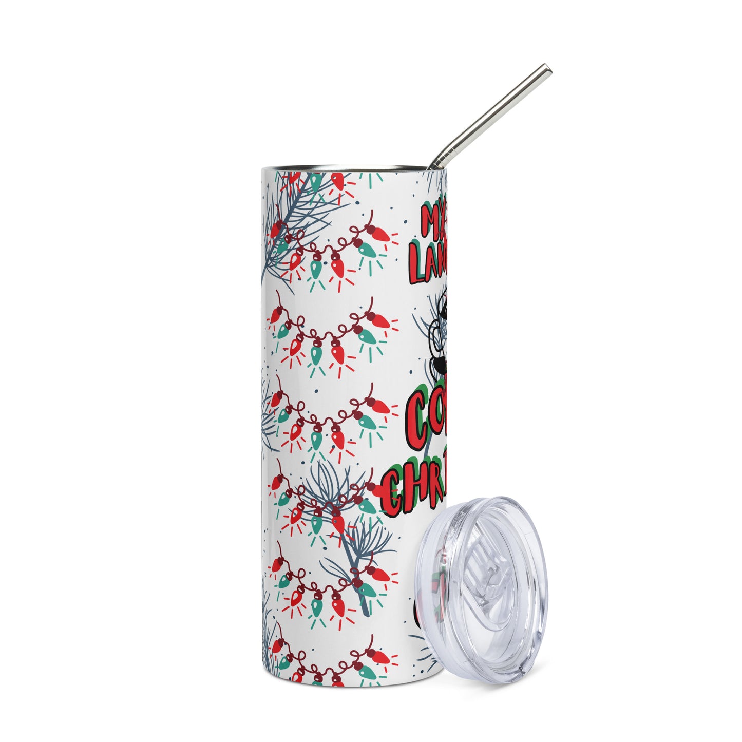 Christmas III Stainless steel tumbler