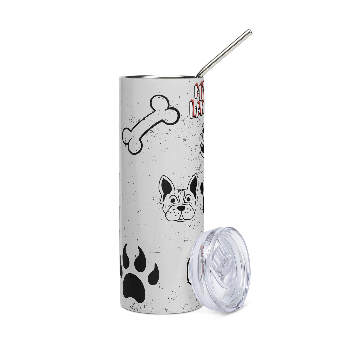 CC & Dogs Stainless steel tumbler