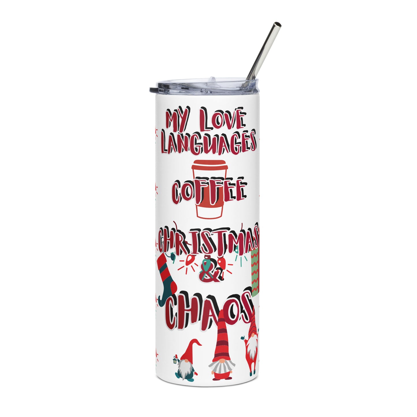 Christmas II Stainless steel tumbler