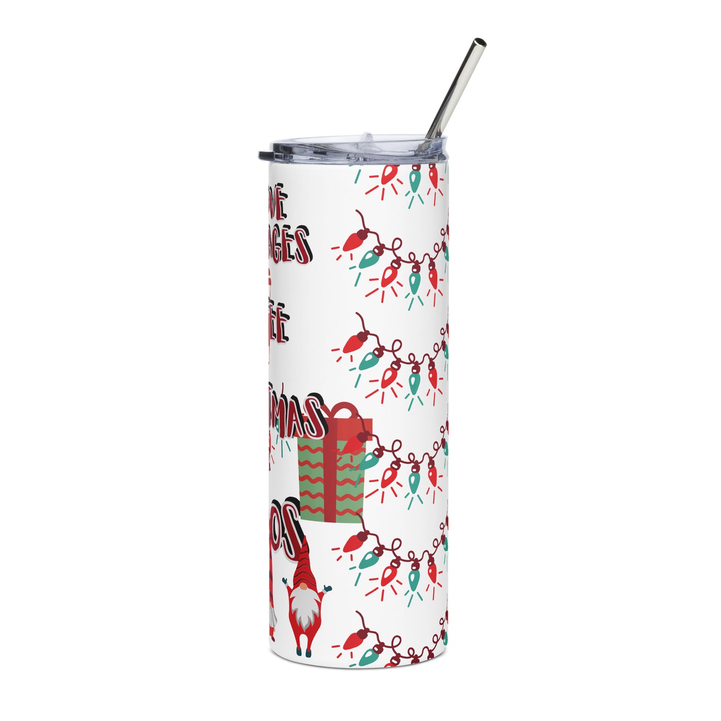 Christmas II Stainless steel tumbler