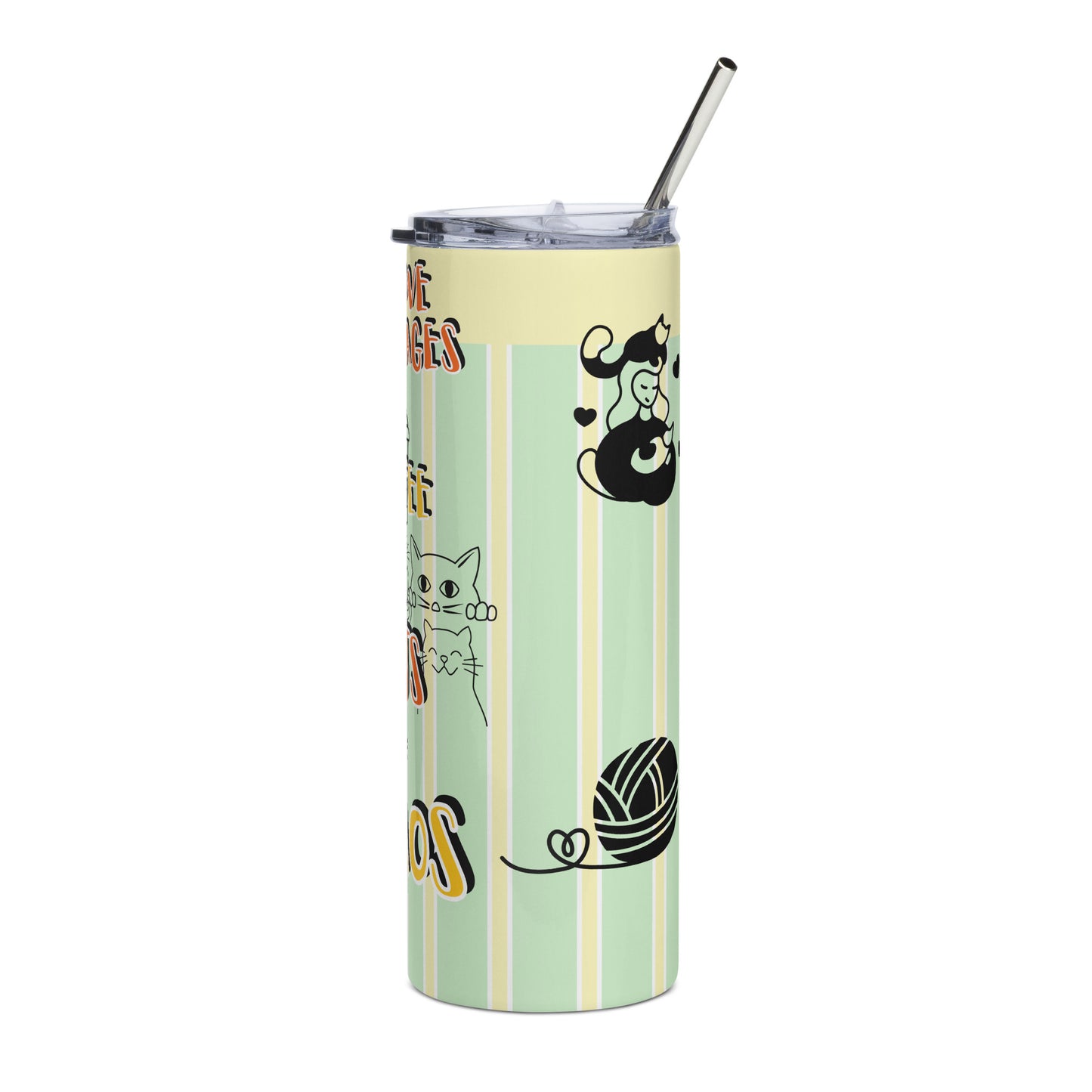 CC & Cats Stainless steel tumbler