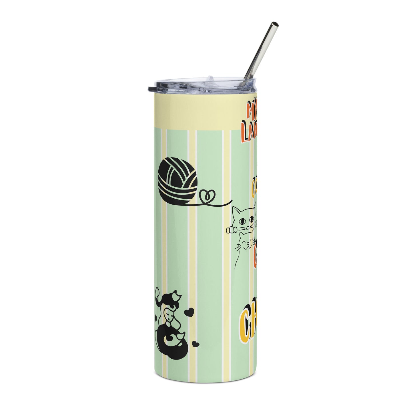 CC & Cats Stainless steel tumbler