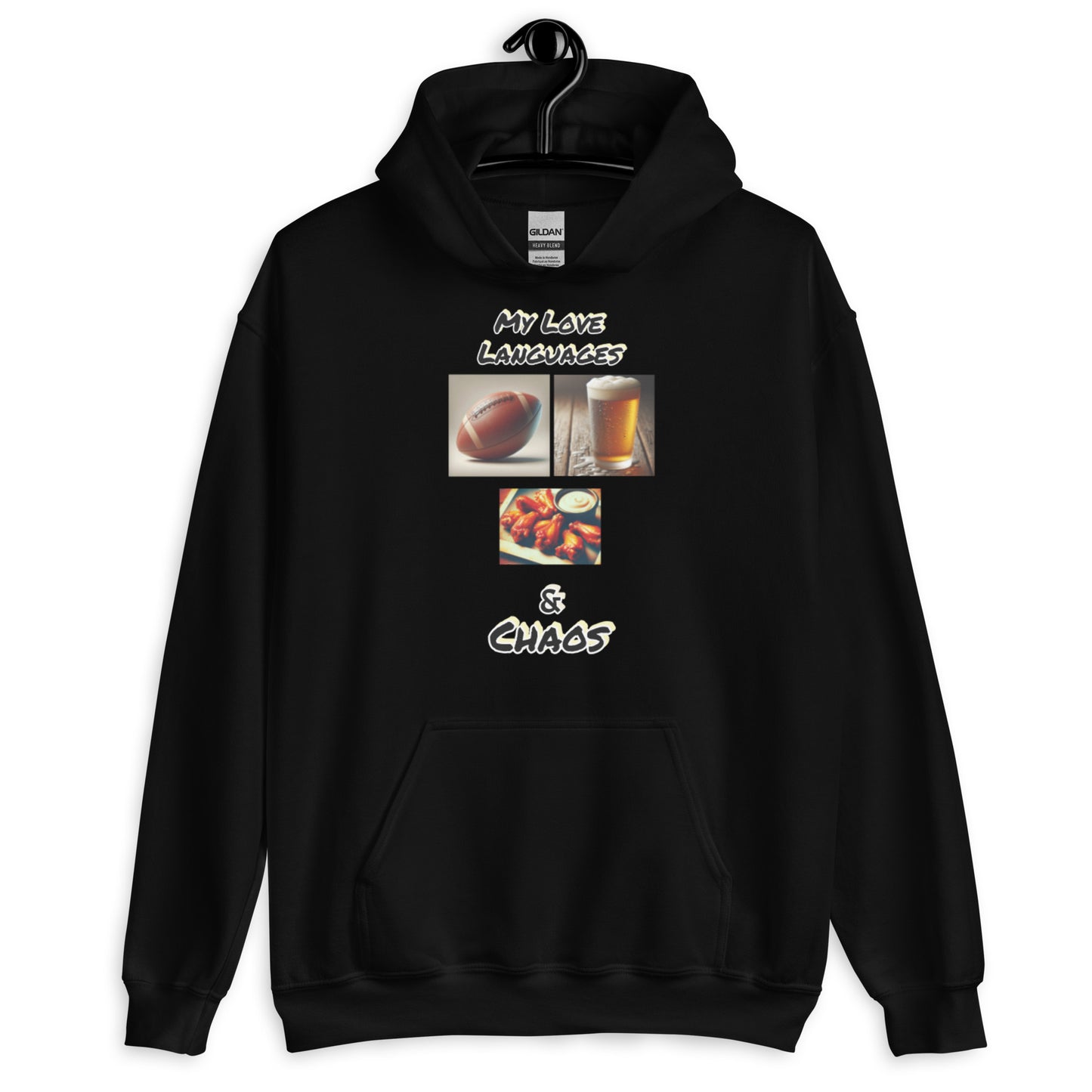 Football Beer Wings Unisex Hoodie