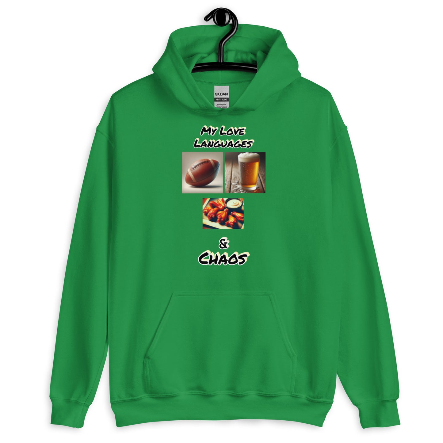 Football Beer Wings Unisex Hoodie