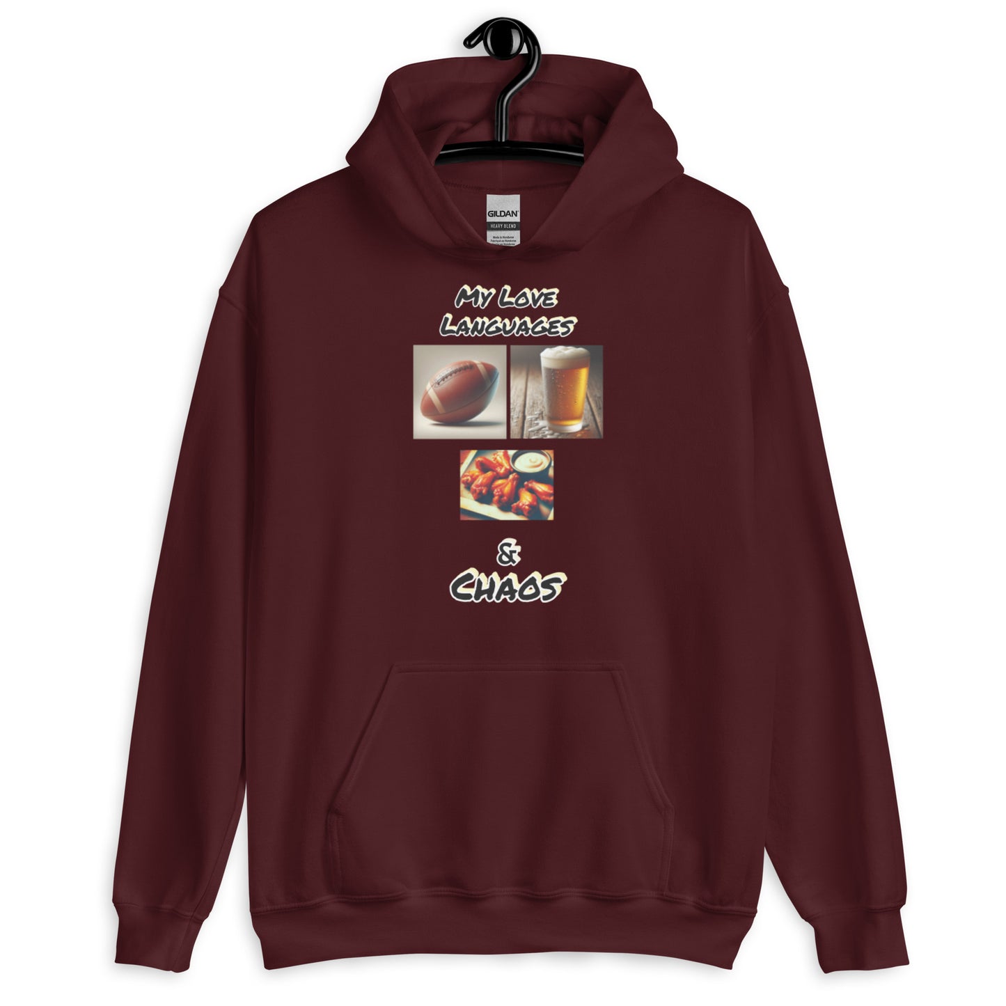 Football Beer Wings Unisex Hoodie