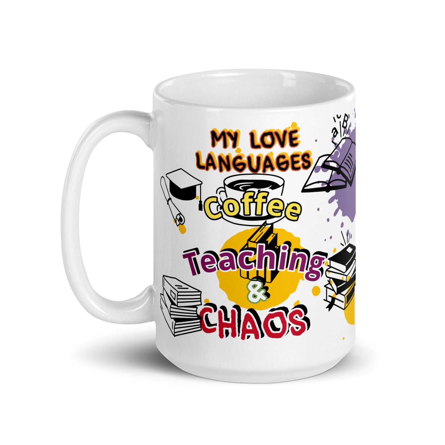 Teaching- White glossy mug 15 oz