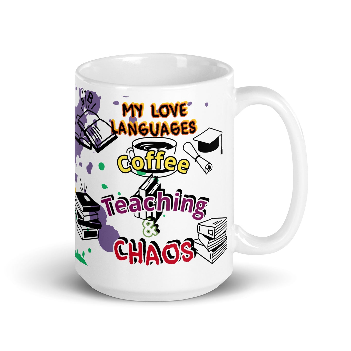 Teaching- White glossy mug 15 oz